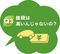 Q3 値段は高いんじゃないの？